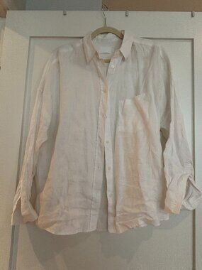 LMND White Linen Shirt
